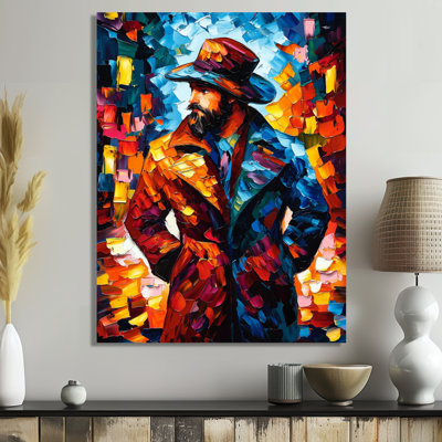 Visionary Man Looking To Horizon - People Metal Wall Art, Man Metal Print