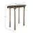  Ata Oval Brass Accent Table