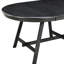 Table de salle à manger extensible de style moderne - gris, gris rond et robuste