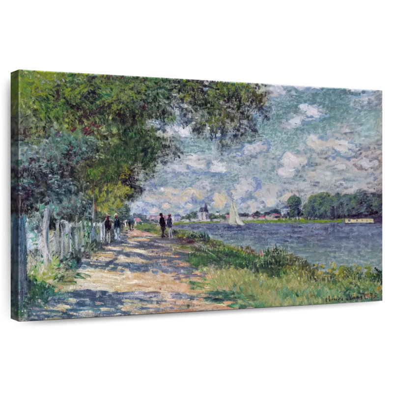 Tergel la seine à Argenteuil 1875, H 16 po x l 24 po
