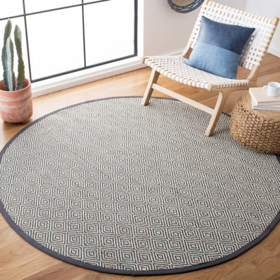 Tapis géométrique en sisal Freels