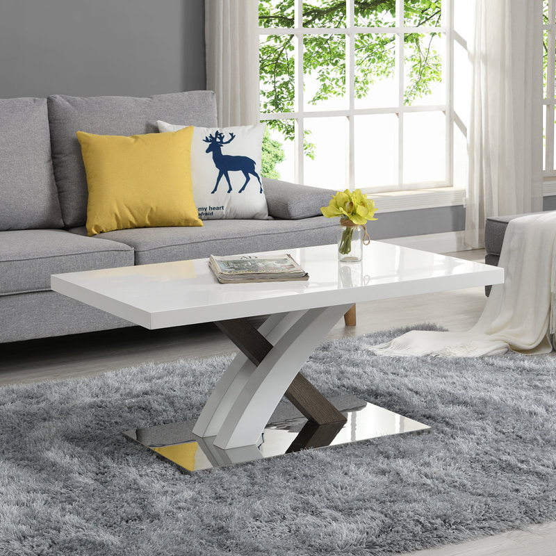 Plattsburgh Cross Legs Coffee Table