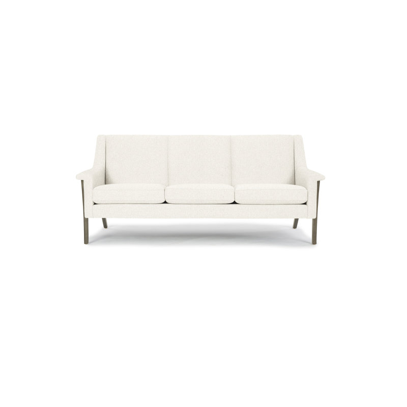 Arlo Sofa, Driftwood, Stone Polyester Blend