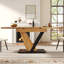 Extendable Metal Base Dining Table