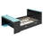 Wooden Daybed With Trundle, Desk, LED Light And USB-21736050-21736052