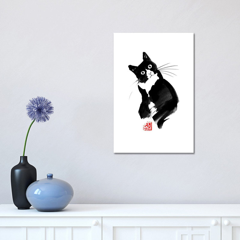 Dubitatif by Péchane - Print on Canvas, Wrapped Canvas, 30.48 cm H x 45.72 cm W