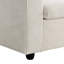 Tissu beige 4 avec canapé-lit modulaire en forme de L pour café, appartement Glamour-1252207941