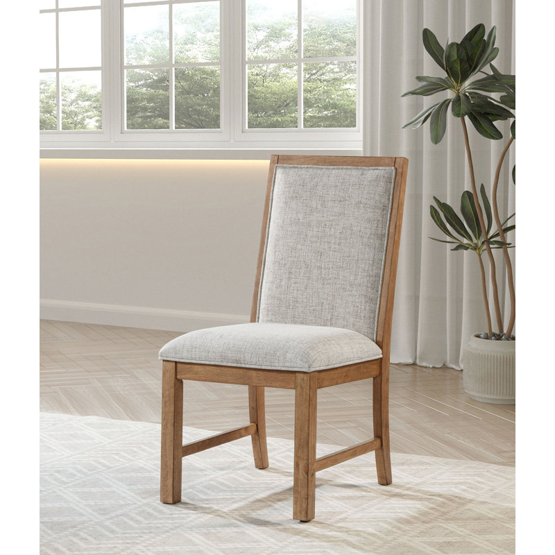 Chaise d'appoint de ferme 20,4 po, brun naturel