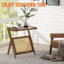 Gemmenne Glass Tray Top End Table-1795662865