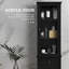 Armoire de rangement mince avec tiroir ajustable