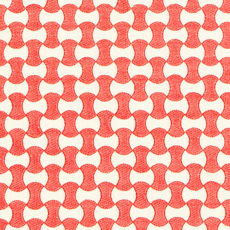 Nolita Embroidery Fabric, Red