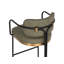 JALEN Upholstered Stool with Metal Frame