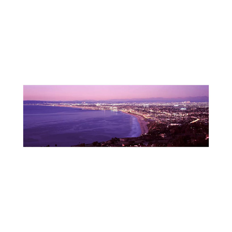 View Of Los Angeles Downtown, California, USA by Panoramic Images - Wrapped Canvas Panoramic Print