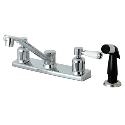 Kingston Brass Paris Two-Handle 8" Centerset Kitchen Faucet