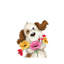 «Dog with Flowers II» par Makiko - reproduction d'art-52540980-52540991-52540981