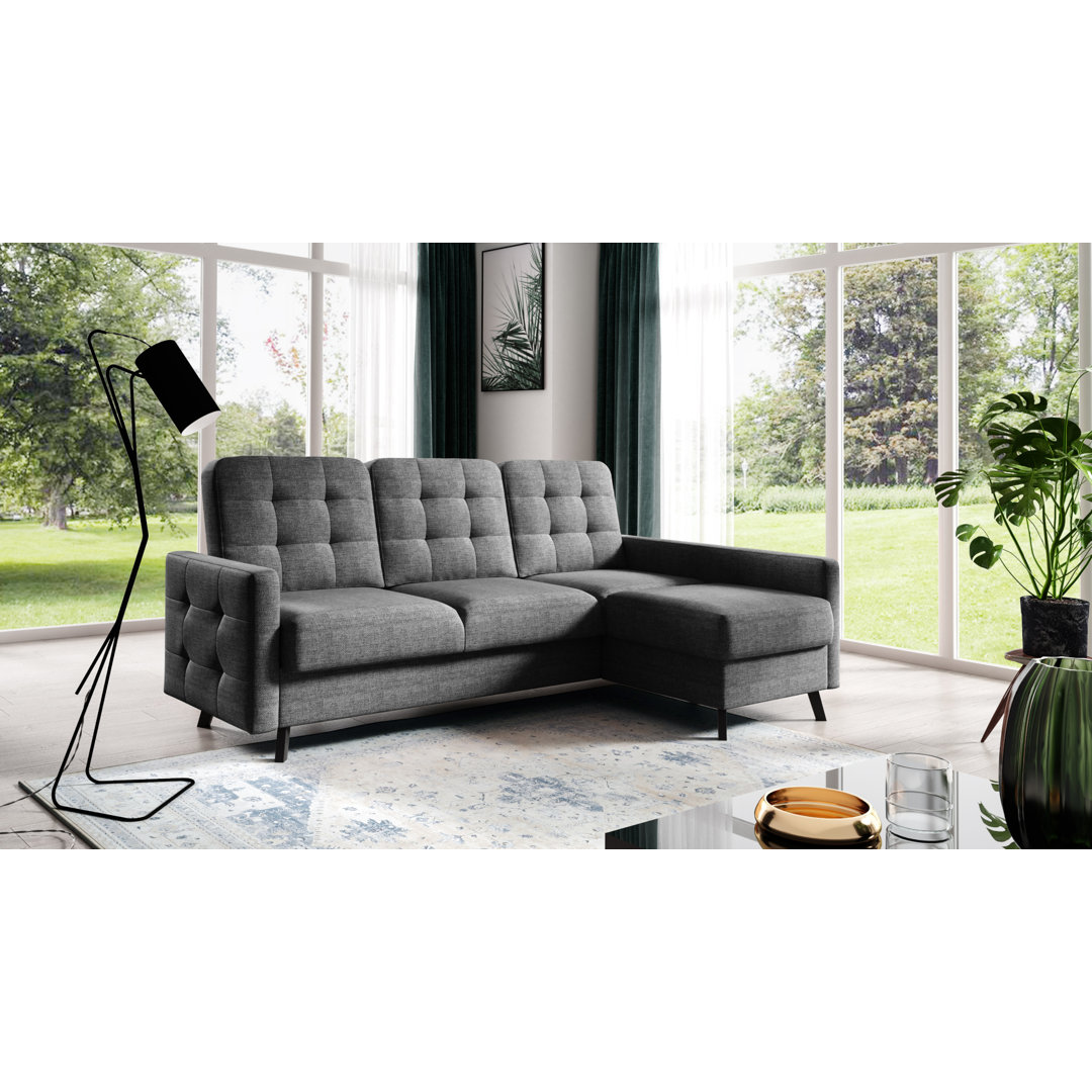 Ecksofa Garofalo mit Bettfunktion