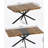 55.11" -70.86"Retro Rectangular Stretch Dining Table-451536689