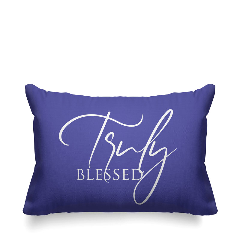 Housse et insert de coussin rectangulaire Aspire, Iris