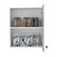 Armoire murale à une porte et deux tablettes Manchester-1690934357