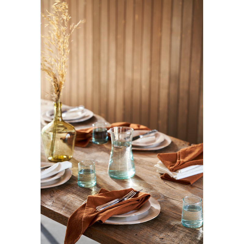 Rust Organic Cotton Textured Napkin Set of 4