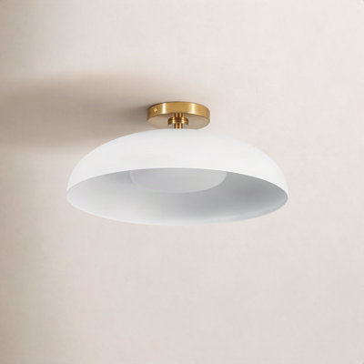 Single Light Semi Flush Mount