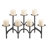 10'' H Metal Fireplace Candelabra