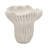 9.3X9x8.7" Sand And Cement Coral Planter With Textured Beige Finish