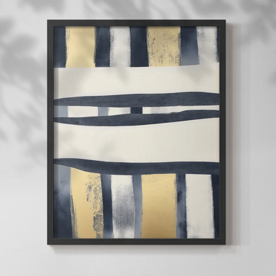 Série ABSTRACT DCCDXCIX - reproduction encadrée de qualité supérieure - prête à être accrochée - aucun clou requis