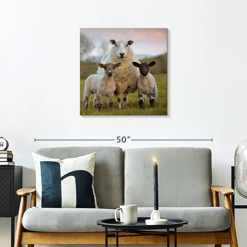 Crowle Markethill Sheep, 24" H x 24" W