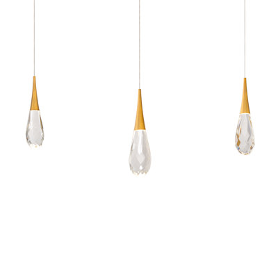 Hibiscus 3 - Light LED Pendant