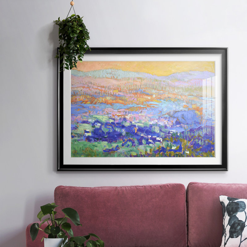 «Meet Me and The Edge Of Dreams», reproduction d'art sur papier, H 27 po x l 39 po x P 1,5 po, Noir