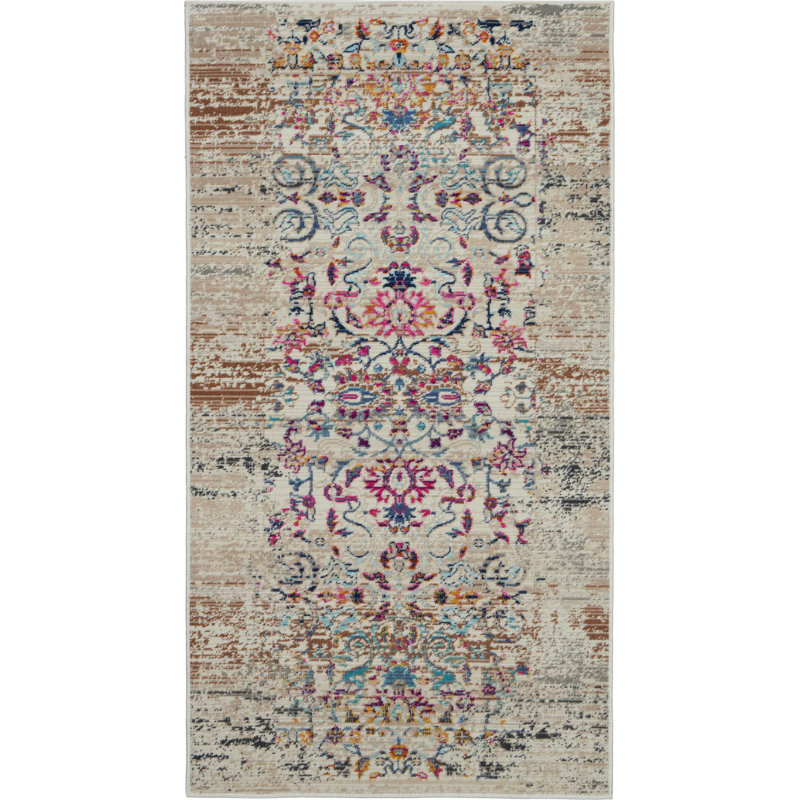 Lowndes Oriental Indoor Rug, Rectangle 2' x 4'