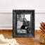 Cadre photo noir 3 pièces indémodable pour présentation de photos et de souvenirs de voyage de 5 po x 7 po