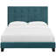 Lit plateforme capitonné en velours performance Melanie de Modway-508170949-509486772