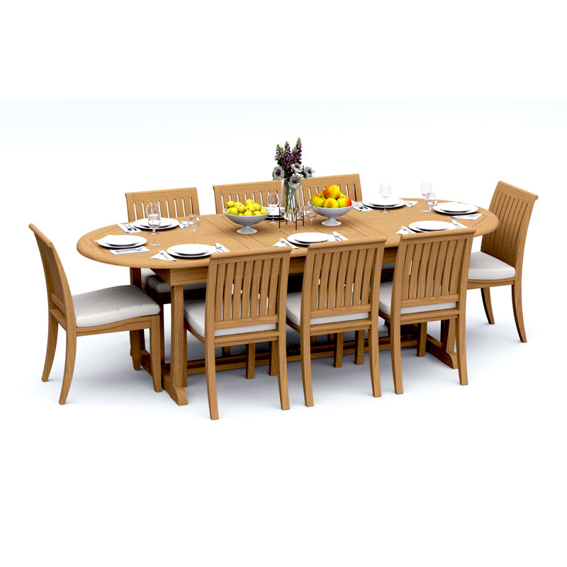 Ensemble repas d'extérieur Lagos, 8