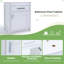 Base de meuble-lavabo simple 23,6 po seulement en blanc