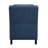 Reclining Chair 1Pc Textured Fabric Upholstered Nailhead Trim Solid Wood Frame Self-Reclining Motion Chair-393216298