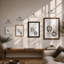 Striped Study Botanical - Print-1323372157-1323372159