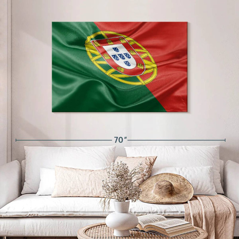 Drapeau national du Portugal, H 30 po x l 45 po