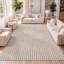 Tapis intérieur / extérieur beige / crème Alceo High-Low MidCentury-1983816913