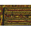 Tapis intérieur de la laine 4 pi x 6 pi 3 po one-of-kind à la main noué la new age Warminster