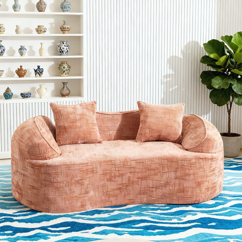 Canapé pour salons, bureaux et appartements, Rose