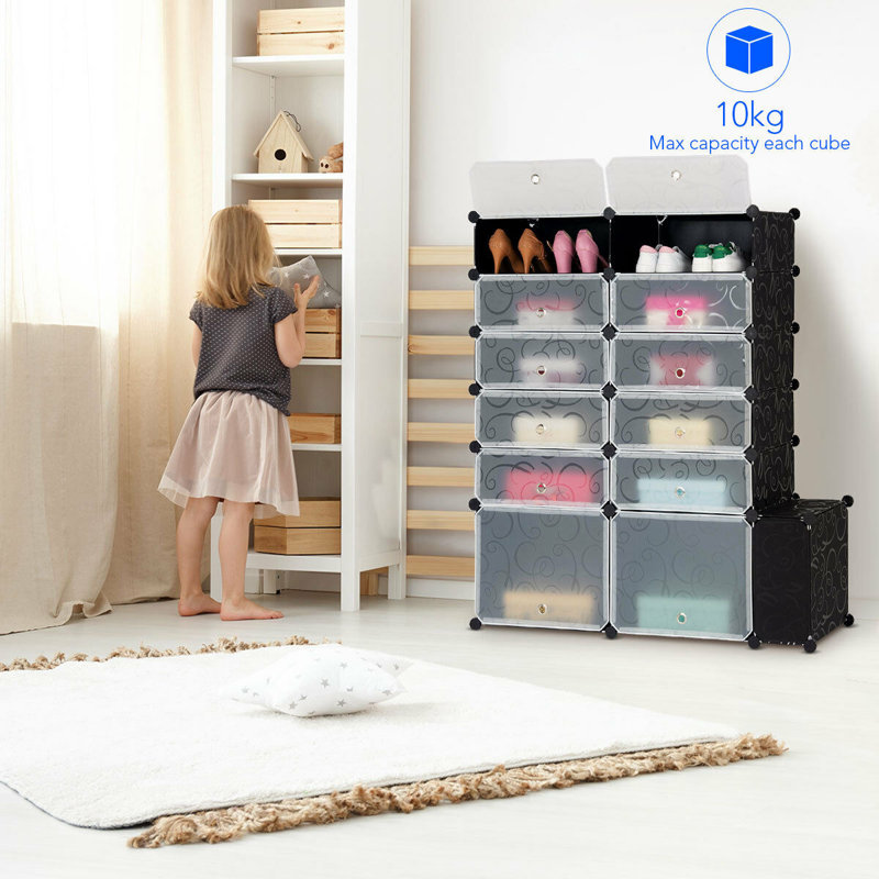 Stackable Shoe Storage Cabinet