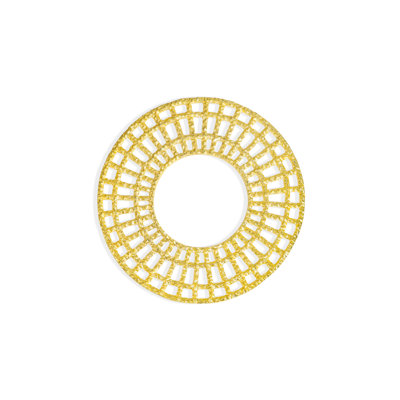 Celestial Lattice Gold Charger Plate