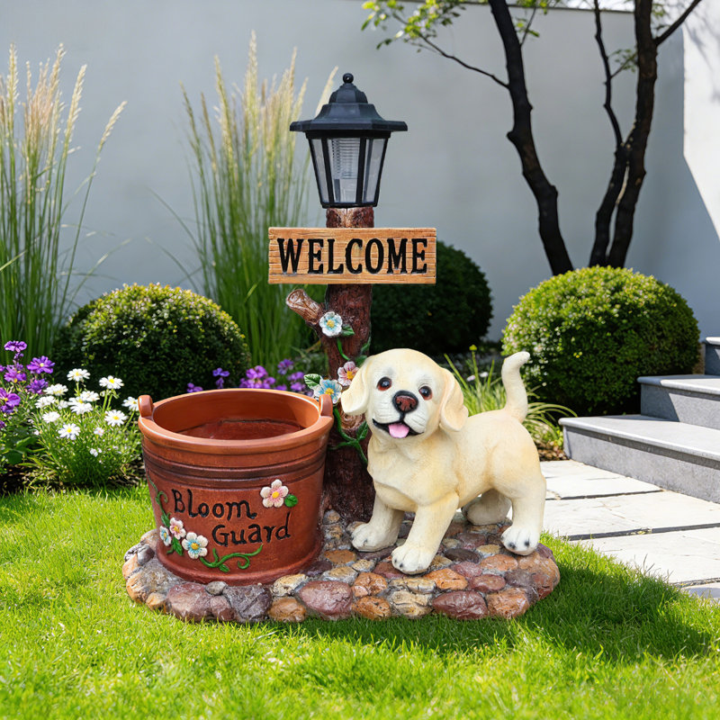 Statue de jardin Labrador