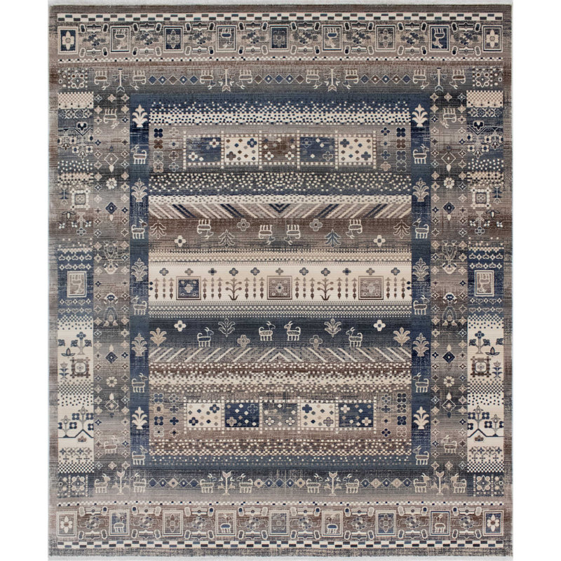 Lucha Oriental Indoor Rug, Rectangle 2' x 3'