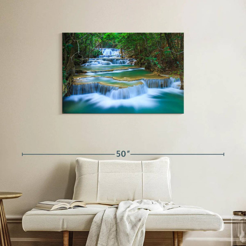 La cascade d'Erawan de Kerrick Kanchanaburi, H 24 po x l 36 po