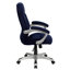 Fauteuil de bureau ergonomique pivotant à haut dossier avec accoudoirs Trudy-2058162899
