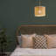 Wicker Drum Pendant Shade-1382639212