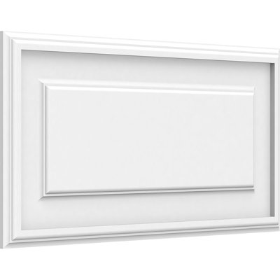 Panneau mural surélevé en PVC blanc Legacy